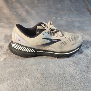 Brooks Shoes Womens 9.5 Gray  Adrenaline GTS 23 Running Sneaker Athleisure
